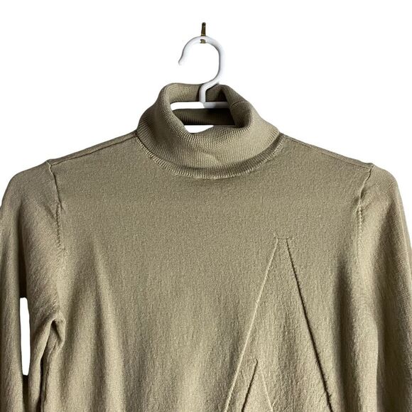 Armani Exchange Women’s Soft Tan Turtleneck Sweater - Picture 2 of 9